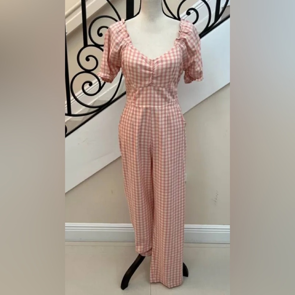 Jessica Simpson Jumpsuit Gingham Print